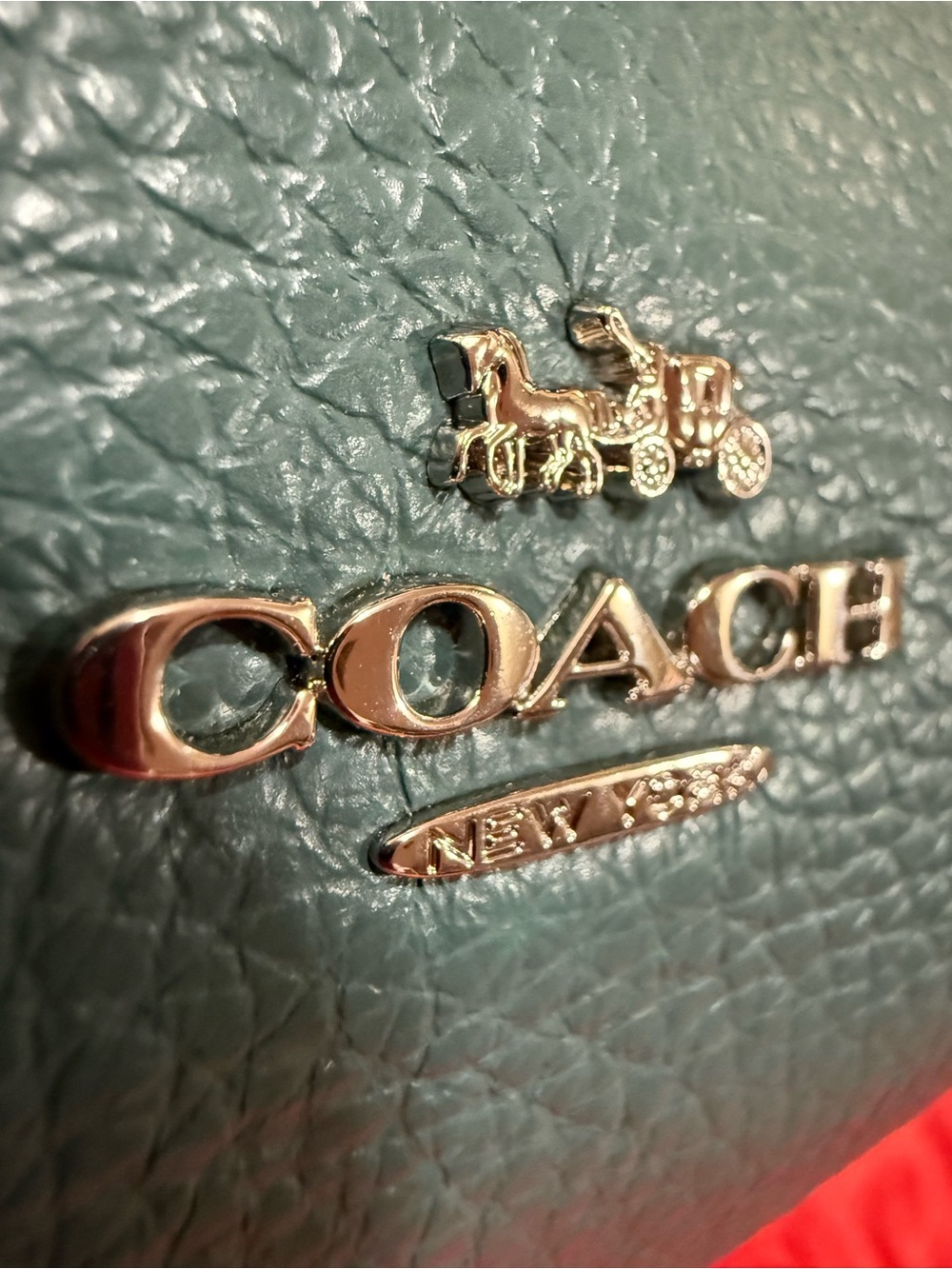 WOW POSHMARK - Authentic NWT Coach Pebbled Leather Turquoise Backpack